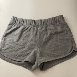Grey lounge shorts